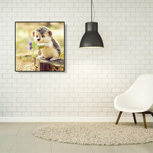 Charger l'image dans la galerie, Hérisson - peinture en diamant complet - 30x30cm