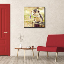 Charger l'image dans la galerie, Hérisson - peinture en diamant complet - 30x30cm