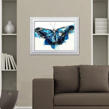 Charger l'image dans la galerie, Papillon - diamant rond complet - 40x30cm
