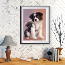 Charger l'image dans la galerie, Chien - diamant rond complet - 40x30cm
