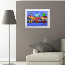 Charger l'image dans la galerie, Oiseau - diamant rond complet - 40x30cm