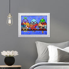 Charger l'image dans la galerie, Oiseau - diamant rond complet - 40x30cm