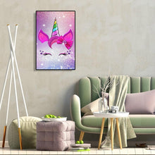 Charger l'image dans la galerie, Cheval rose - peinture en diamant complet - 30x40cm