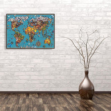 Charger l'image dans la galerie, Carte papillon - diamant rond complet - 50x40cm