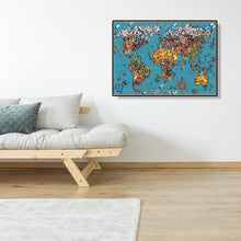 Charger l'image dans la galerie, Carte papillon - diamant rond complet - 50x40cm