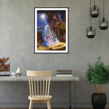 Charger l'image dans la galerie, Naissance de Jésus - peinture en diamant complet - 30x40cm