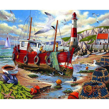 Charger l'image dans la galerie, Navire - peinture diamant pleine - 30x40cm