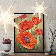 Charger l'image dans la galerie, Fleur - peinture en diamant complet - 30x40cm