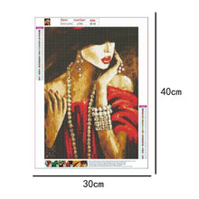 Charger l'image dans la galerie, Femmes - diamant rond complet - 30x40cm