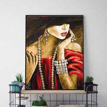 Charger l'image dans la galerie, Femmes - diamant rond complet - 30x40cm