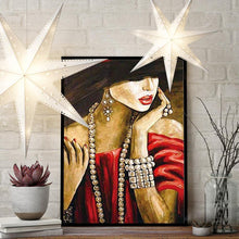 Charger l'image dans la galerie, Femmes - diamant rond complet - 30x40cm