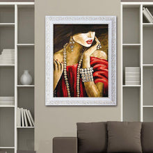 Charger l'image dans la galerie, Femmes - diamant rond complet - 30x40cm