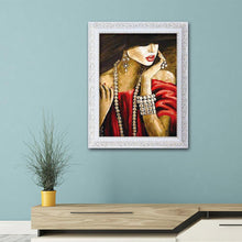 Charger l'image dans la galerie, Femmes - diamant rond complet - 30x40cm