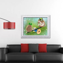 Charger l'image dans la galerie, Hérisson - diamant rond complet - 30x40cm