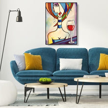 Charger l'image dans la galerie, Femmes de vin - diamant rond complet - 30x40cm