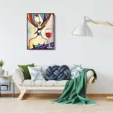 Charger l'image dans la galerie, Femmes de vin - diamant rond complet - 30x40cm