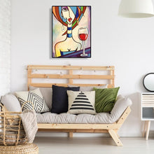 Charger l'image dans la galerie, Femmes de vin - diamant rond complet - 30x40cm