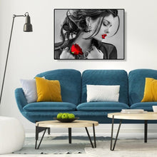 Charger l'image dans la galerie, Femmes de fleur - diamant rond complet - 40x30cm