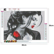 Charger l'image dans la galerie, Femmes de fleur - diamant rond complet - 40x30cm