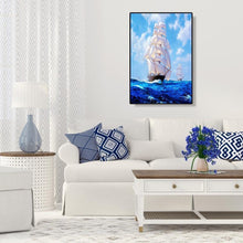 Charger l'image dans la galerie, Bateaux - peinture en diamant complet - 30x40cm