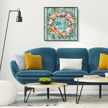 Charger l'image dans la galerie, Conque - diamant rond complet - 30x30cm