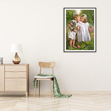 Charger l'image dans la galerie, Petit ange - peinture en diamant complet - 40x30cm