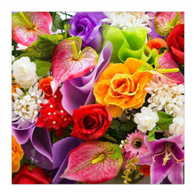 Charger l'image dans la galerie, Fleur - peinture en diamant complet - 30x30cm