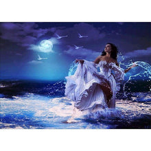 Charger l'image dans la galerie, Danse avec de l’eau - peinture en diamant complet - 40x30cm