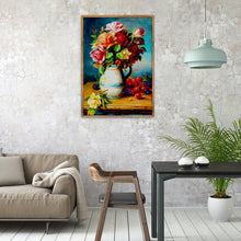 Charger l'image dans la galerie, Fleurs fraîches - peinture en diamant complet - 30x40cm