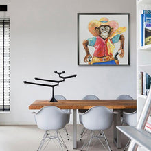 Charger l'image dans la galerie, Singe - diamant rond complet - 30x30cm