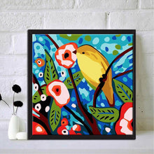 Charger l'image dans la galerie, Oiseaux - diamant rond complet - 30x30cm