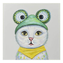 Charger l'image dans la galerie, Chat littéraire - diamant rond complet - 30x30cm