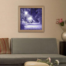 Charger l'image dans la galerie, Snowing - peinture diamant pleine - 30x30cm