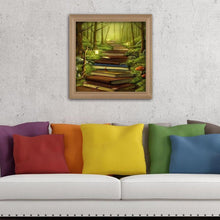 Charger l'image dans la galerie, Échelle de livre - peinture complète de diamant - 30x30cm