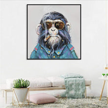 Charger l'image dans la galerie, Orang-outan - diamant rond complet - 30x30cm