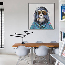 Charger l'image dans la galerie, Orang-outan - diamant rond complet - 30x30cm