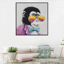 Charger l'image dans la galerie, Orang-outan - diamant rond complet - 30x30cm