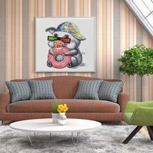 Charger l'image dans la galerie, Porc frais - diamant rond complet - 30x30cm