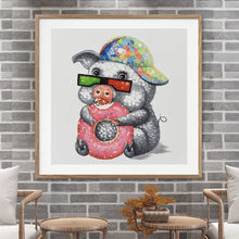 Charger l'image dans la galerie, Porc frais - diamant rond complet - 30x30cm