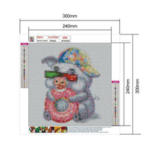 Charger l'image dans la galerie, Porc frais - diamant rond complet - 30x30cm