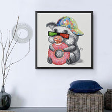 Charger l'image dans la galerie, Porc frais - diamant rond complet - 30x30cm