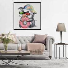 Charger l'image dans la galerie, Porc frais - diamant rond complet - 30x30cm