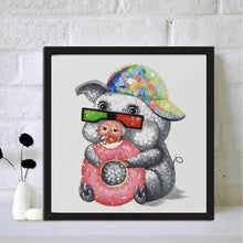 Charger l'image dans la galerie, Porc frais - diamant rond complet - 30x30cm