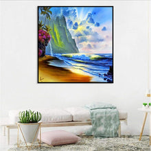 Charger l'image dans la galerie, Ornements d’aube - diamant rond complet - 30x30cm