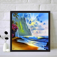 Charger l'image dans la galerie, Ornements d’aube - diamant rond complet - 30x30cm