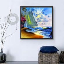 Charger l'image dans la galerie, Ornements d’aube - diamant rond complet - 30x30cm