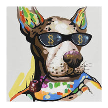 Charger l'image dans la galerie, Beau chien - diamant rond complet - 30x30cm