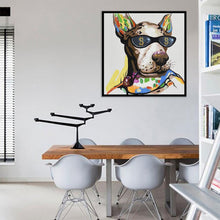 Charger l'image dans la galerie, Beau chien - diamant rond complet - 30x30cm