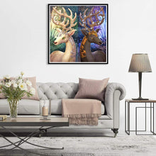 Charger l'image dans la galerie, Ornements de cerf - diamant rond complet - 30x30cm