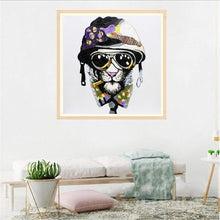 Charger l'image dans la galerie, Chien de mode - diamant rond complet - 30x30cm